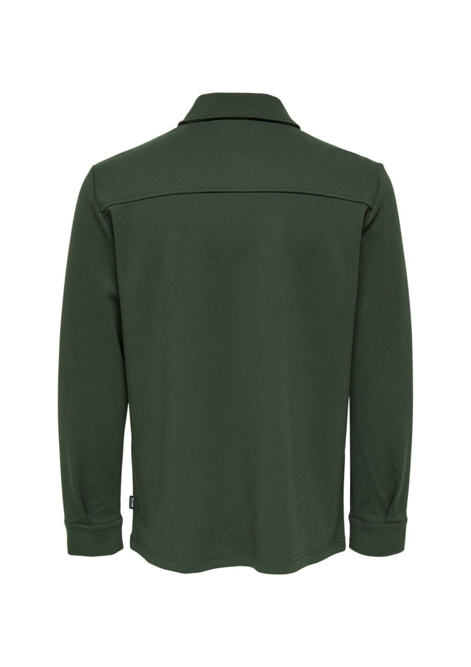 Cireno Kids Dark Green Casual Shirt